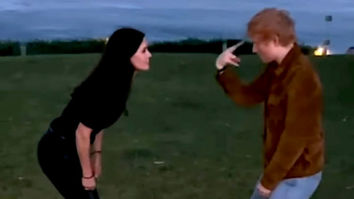 Courteney Cox and Ed Sheeran recreate Monica and Ross’ epic dance routine from Friends