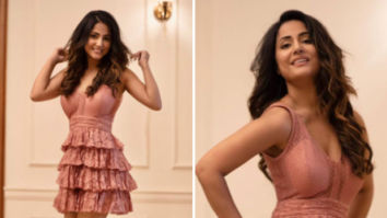 Hina Khan’s ruffled peach mini dress is the most summery outfit you must have in your closet