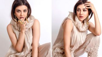 Kajal Aggarwal continues to show her love for monotone co-ord sets