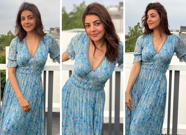 Kajal Aggarwal sets summer vibes in beaded backless midi dress worth Rs. 15,120