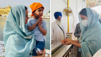 Kangana Ranaut visits the Golden Temple in Amritsar with her family