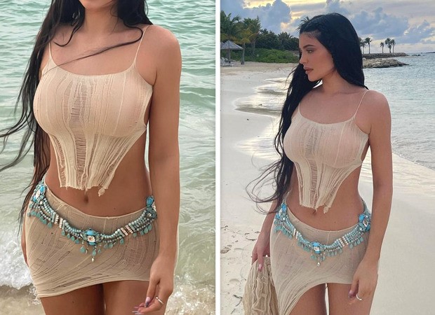 Kylie Jenner flaunts her curves in nude crop top and mini skirt in sexy new  pictures on Miami beach : Bollywood News - Bollywood Hungama