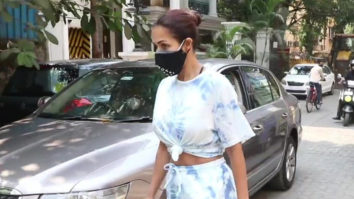 Malaika Arora spotted at a dental clinic in Bandra