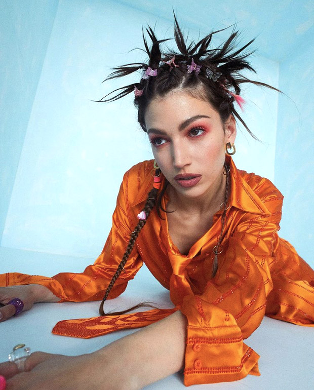 Money Heist star Úrsula Corberó stuns in satin orange pajama set and quirky 90s style spiky hairdo Money Heist star Úrsula Corberó stuns in satin orange pajama set and quirky 90s style spiky hairdo