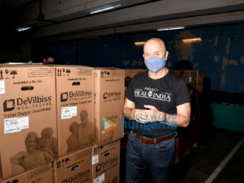 Photos: Anupam Kher snapped at Celebrations Club, Lokhandwala