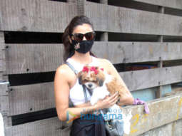Photos: Daisy Shah spotted at a pet clinic in Bandra