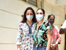 Photos: Hema Malini and Esha Deol snapped at Adopt A Fallen Tree Pit Campaign event in Mumbai
