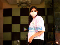 Photos: Khushi Kapoor snapped at a clinic in Bandra