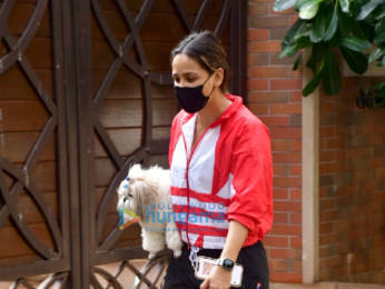 Photos: Malaika Arora and Aisha Sharma spotted in Bandra