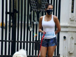 Photos: Malaika Arora spotted with her pet
