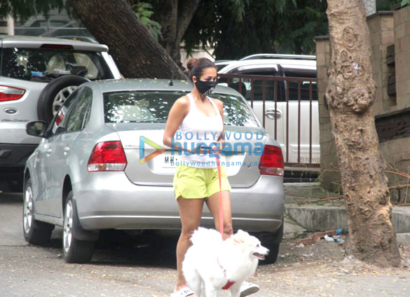 photos malaika arora spotted with her pet for morning walk 4 6