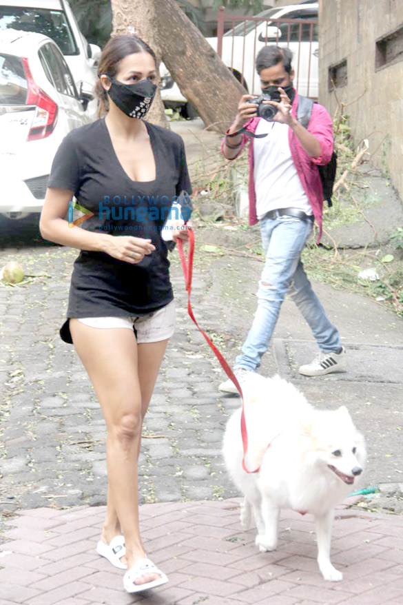 photos malaika arora spotted with her pet on a morning walk 4 2