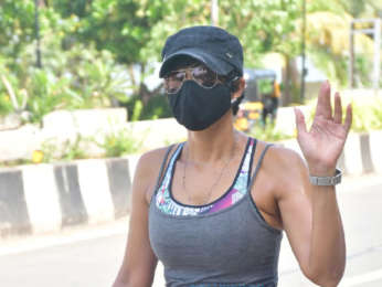 Photos: Mandira Bedi spotted at Pali Hill