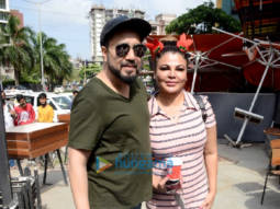 Photos: Rakhi Sawant and Mika Singh snapped in Andheri