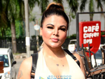 Photos: Rakhi Sawant snapped at a coffee shop in Andheri