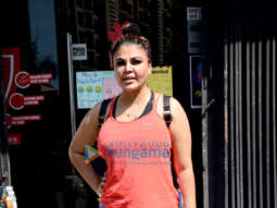 Photos: Rakhi Sawant snapped at a coffee shop in Andheri
