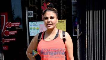 Photos: Rakhi Sawant snapped at a coffee shop in Andheri