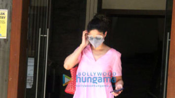 Photos: Shamita Shetty spotted at a clinic in Bandra