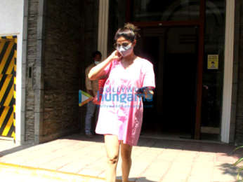 Photos: Shamita Shetty spotted at a clinic in Bandra