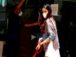 Photos: Sonnalli Seygall snapped at a clinic with her pet in Khar