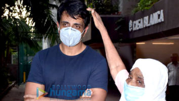 Photos: Sonu Sood snapped at his residence