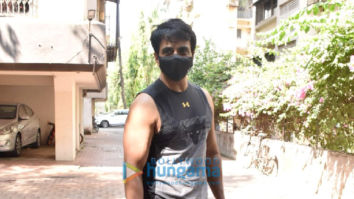 Photos: Sonu Sood snapped at his residence