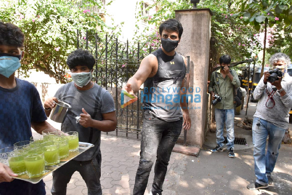 photos sonu sood snapped at his residence 2