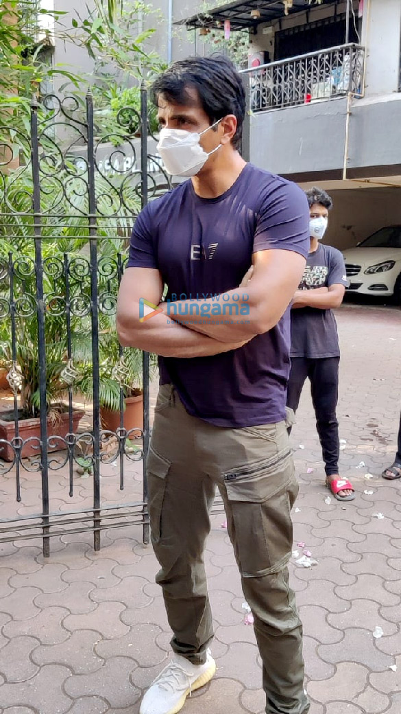 photos sonu sood spotted at his residence 1