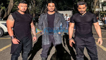 On the sets of the movie Radhe – Your Most Wanted Bhai