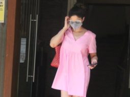 Shamita Shetty spotted at a clinic in Bandra
