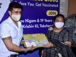 Sonu Nigam inaugurates blood camp organised by Ameet Satam Adarsh Foundation