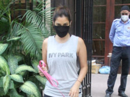 Sophie Choudry spotted at her residence