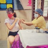 Radhika Madan gets vaccinated against Covid, urges everyone to register