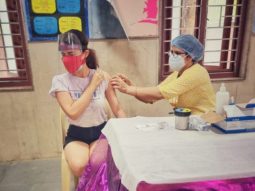 Radhika Madan takes her first dose of COVID vaccine, urges all to take precaution at vaccination centers