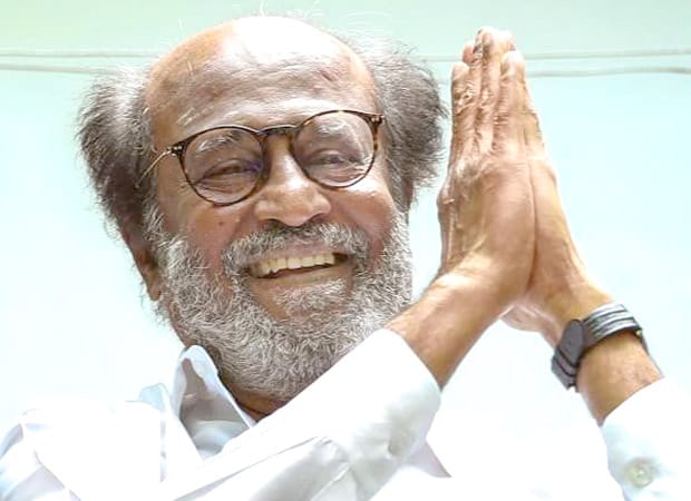 Rajinikanth gives a cheque of Rs. 50 lakh to Tamil Nadu Chief Minister MK Stalin to fight COVID-19