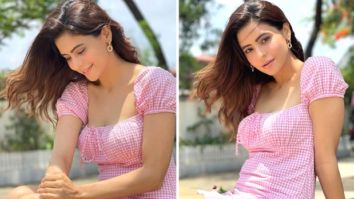 Aamna Sharif opts for cottagecore fashion with her checkered print ruched mini dress Aamna Sharif opts for cottagecore fashion with her checkered print ruched mini dress
