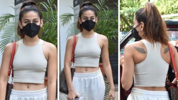 Alaya F steps out in casuals and Rs. 1.3 lakh Louis Vuitton luxury bag