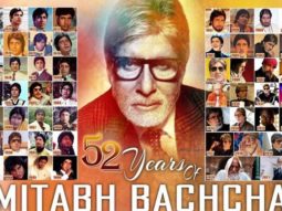 Amitabh Bachchan celebrates 52 years in Bollywood with a special collage