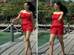 Amrita Rao soaks in the sun in red romper, plays BTS’ ‘Dynamite’ in her latest Instagram reel