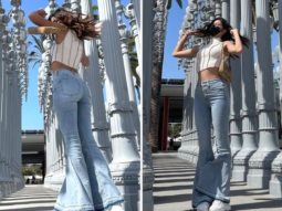 Ananya Panday beats the summer heat in crop top and high waist flared jeans