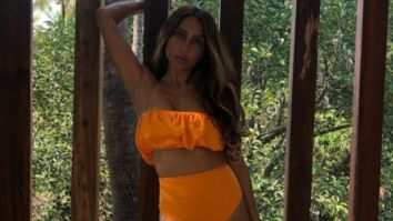 Anusha Dandekar’s poppy tangerine bikini is a must-have swimwear in your closet
