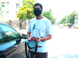 Ayan Mukerji spotted at a clinic in Juhu