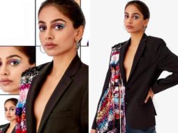 Banita Sandhu dons plunging neckline blazer and Euphoria style makeup