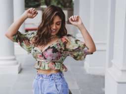 Bhumi Pednekar pairs floral top with mom jeans and white sneakers