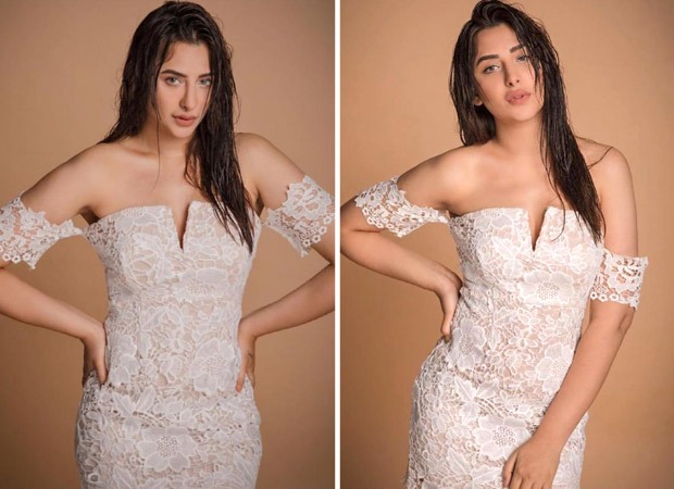 Bigg Boss 13 fame Mahira Sharma stuns in off-shoulder lace mini dress Bigg Boss 13 fame Mahira Sharma stuns in off-shoulder lace mini dress