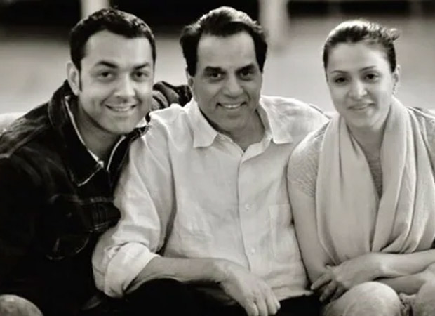 Bobby Deol shares rare picture of wife Tanya and father Dharmendra