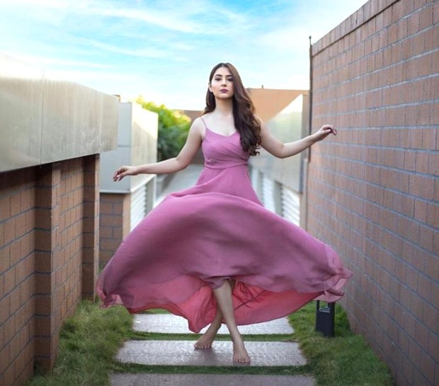 Disha Parmar follows the pastel trend in flowy maxi dress is a must-have in your summer closet