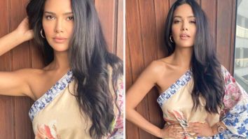Esha Gupta looks swoon-worthy in one-shoulder Kaftan dress