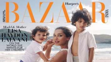 Lisa Haydon on the cover of Harper's Bazaar, April-May 2021