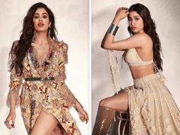 Janhvi Kapoor exudes elegance in floral thigh-high slit dress for Elle India